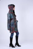 224557 Rustic Wanderer Patchwork Hooded Jacket