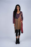 224617 Sacred Threads Bohemian V-Neck Rayon Dress