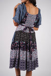 224627 Sacred Threads Enchanting Floral Patchwork Dress