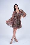 224692 Imperial Chiffon Paisley Tunic Dress