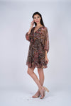 224692 Imperial Chiffon Paisley Tunic Dress