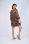 224692 Imperial Chiffon Paisley Tunic Dress